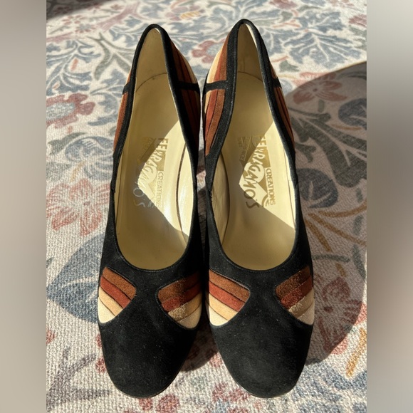 Limited Edition Salvatore Ferragamo Suede Shoes - Picture 2 of 10